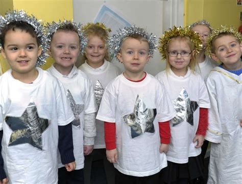 Mary is carrying baby jesus. Leverington School pupils bring a touch of Strictly ...