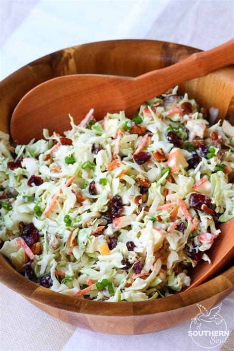 Garnish with pecans, cranberries, and cheese. Cranberry Pecan Slaw - A Southern Soul | Slaw recipes ...