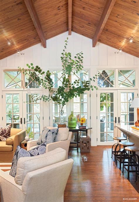 Suspended by cables that are connected and run together along a linear path, these lights can work to enhance the beauty of the wood while bringing. 46 The Best Vaulted Ceiling Living Room Design Ideas # ...