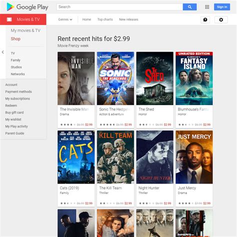 In search of the latest google play movie rental bargains to save big? Recently Released Movie Rentals Including 4K - $2.99 ...