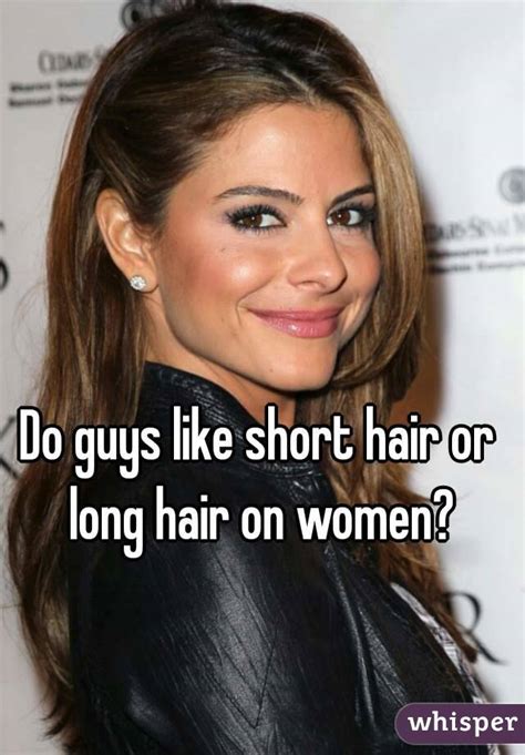 50% (46 votes) no preference: Do guys like short hair or long hair on women?