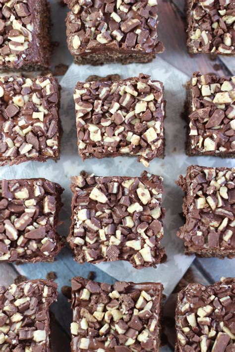 Small moments of pleasure, little treats. Mint Chocolate Cocoa Pebbles Marshmallow Treats