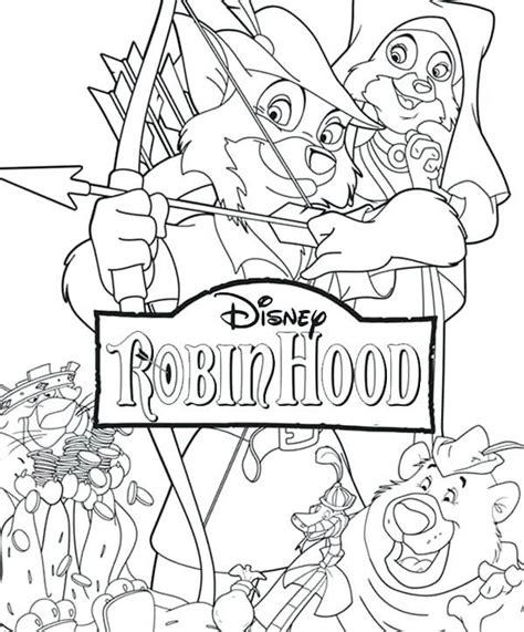 Robin hood coloring pages 2 disneyclipscom. Pin on ROBIN DE LOS BOSQUES