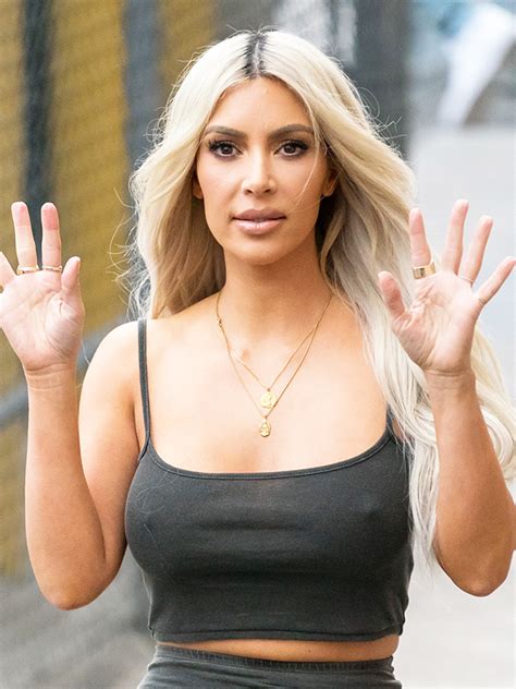 The trendy shade is between brown and blonde and is an ideal hue for anyone who wants a low. Kim Kardashian Bleached Her Eyebrows & Rocks Blonde Hair ...