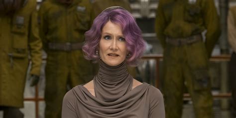 Laura dern, a lifelong star wars fan, apparently mouthed 'pew' every time she fired her blaster in the last jedi. Star Wars: Laura Dern Excited To Learn Holdo's Past