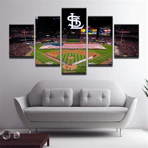Did you know that seven u.s. St Louis Cardinals National Anthem - Sport 5 Panel Canvas ...