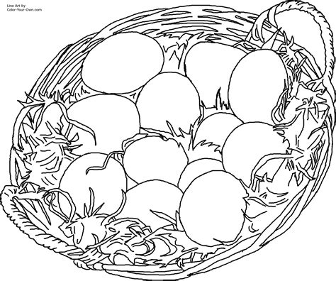 Seasons and celebrations coloring book. Easter Egg Basket Coloring Pages at GetDrawings | Free ...