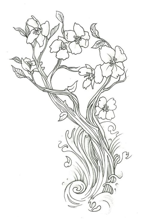 Kamu bisa menggambar sketsa bunga sakura ini menggunakan pensil yang kemudian. 49+ Gambar Sketsa Bunga (MATAHARI, MAWAR, TULIP, SEDERHANA)