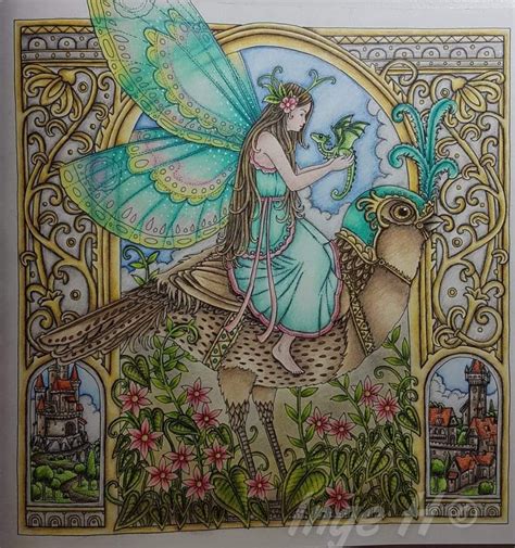 While your children are coloring this lovely dancing fairy, they could put some music on to assist their creativity and fully immerse themselves into the spirit of their fairy. Pin by J Mon on Tomislov | Enchanted forest coloring book ...