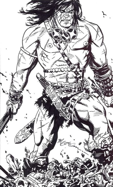 37 best john buscema art images on pinterest. Michael Golden - Conan Comic Art | Sketches, Comic books art