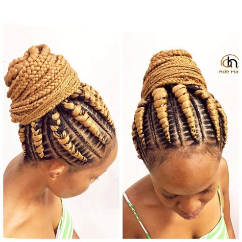 The cornrow is a very catchy hairstyle and you invariably get appreciative. 10 Creative Cornrows / Braid Styles by Adehair @adehairofficial | Lifestyle Nigeria