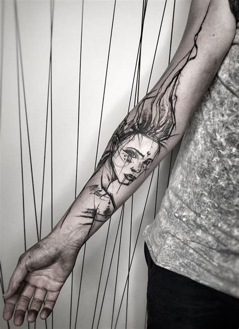 Body modification can be extremely subtle, or quite extensive. Inez Janiak tattoo | Tattoos, Geometric tattoo, Body ...