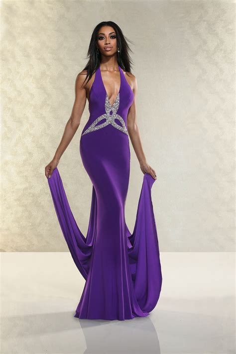 Floryday offers latest ladies' dresses collections to fit every occasion. XTREME PROM 32512 | Purple evening dress, Prom dresses ...