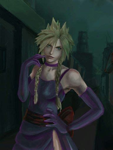Jessie apologizes for being too in your face with it and says she will have to change it up next time. Cloud in drag fanart | Square Enix Amino
