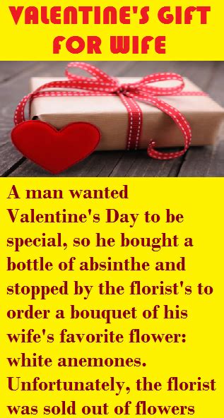 We do free sameday delivery of love hampers and gift baskets at over 500 cities. VALENTINE'S GIFT FOR WIFE A FUNNY STORY in 2020 ...
