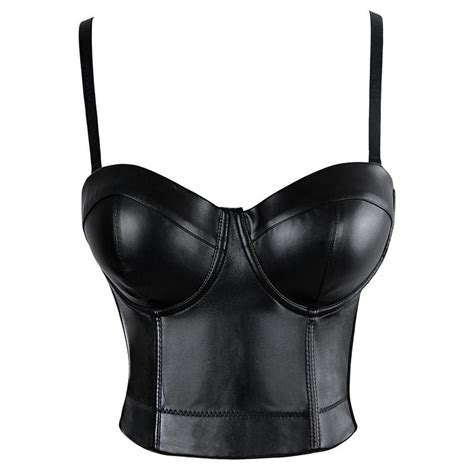 Wer ein brautkleid in deswegen sollte man brautkleider nach möglichkeit neuwertig kaufen. Frauen Kunstleder Korsett BH Sexy Gothic Dessous Clubwear ...