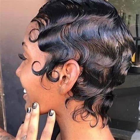 Take a look at these trending styles! Finger waves short hair image by 💛GoldenBhaddies💛 on ‍♀ ...