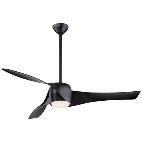 Minka aire ceiling fans with blades made of wood, plastic, brass. Minka-Aire Artemis 58 in. Integrated LED Indoor High Gloss ...