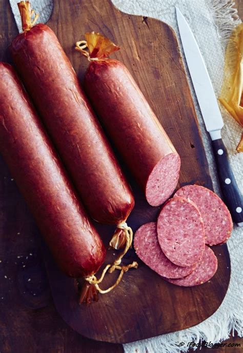 I found this by researching summer sausage recipes, and i kept coming back to this one. Homemade summer sausage - step by step illustrated ...