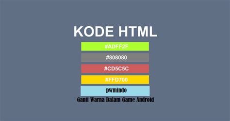 Hasil warna pada background adalah pengaruh dari tag <body bgcolor=#ade8e6>. Cara Merubah Warna Tulisan Pada Chat Game Kolom - PWM Indo
