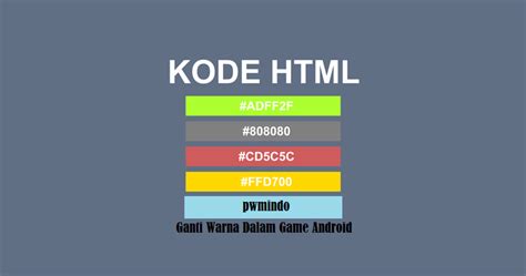 Hasil warna pada background adalah pengaruh dari tag <body bgcolor=#ade8e6>. Cara Merubah Warna Tulisan Pada Chat Game Kolom - PWM Indo