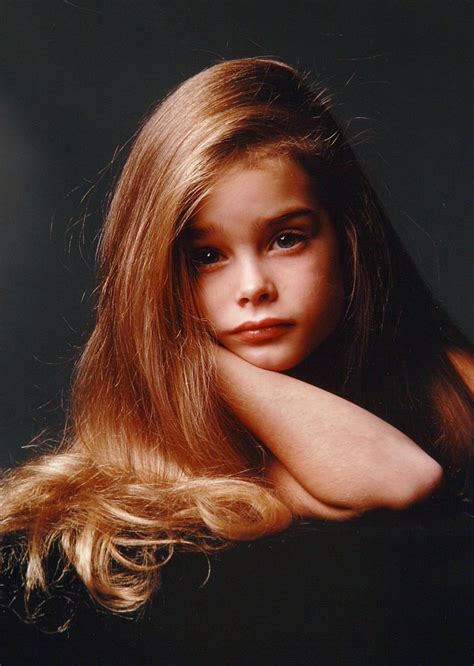 Pretty baby was nominated for the palme d'or and i remember being terrified, caught in a huge crowd, a pair of scissors appearing from the corner of my eye as a fan tried to cut my hair off. Henry Wolf - Brooke Shields Portrait at 1stdibs