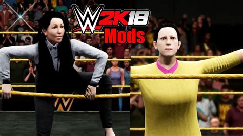 The exception to this are videos highlighting community creations/pc mod content such as caw entrances and attire previews. WWE 2K18 Mod Fight | Cheryl Langman Vs Kim Kilmann | WWE ...
