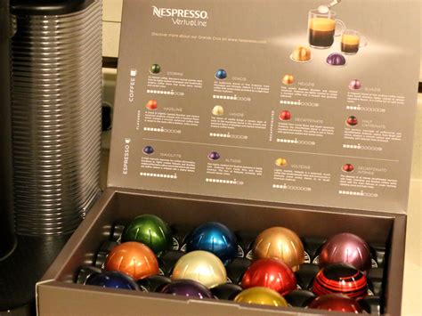 Everie crystal tempered glass top organizer drawer holder compatible with nespresso vertuo capsules, compatible with 40 big or 52 small vertuoline pods, 12'' wide by 16.5'' deep by 3.5'' high 4.7 out of 5 stars 3,727 Festive Finds + the New Nespresso VertuoLine System - My ...