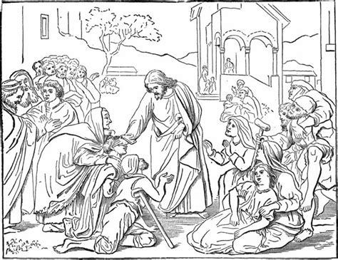 Jesus heals the sick coloring page. 12 best BIBLE: JESUS HEALS SICK images on Pinterest ...