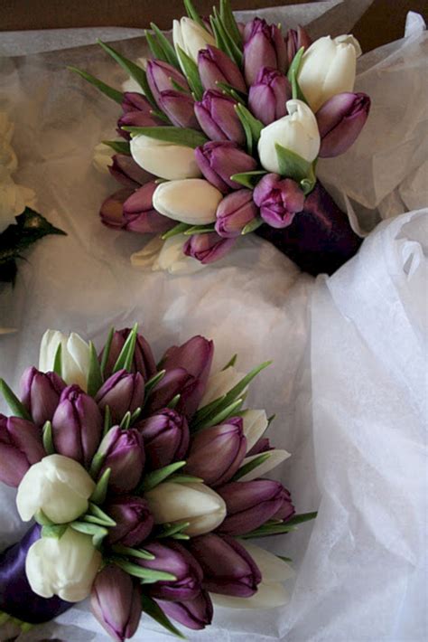 Purple and red) in an have any better ideas for tulip bouquets? Beautiful Tulip Wedding Bouquet Ideas: 35 Best Pictures ...