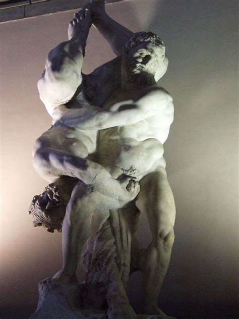 The artist, a student of. Hercules and Diomedes in Palazzo Vecchio, Florence