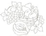 Un blog cu materiale didactice de 10(zece) de aplicat in invatamantul primar. Desene de colorat cos cu fructe | Qbebe - planse si ...