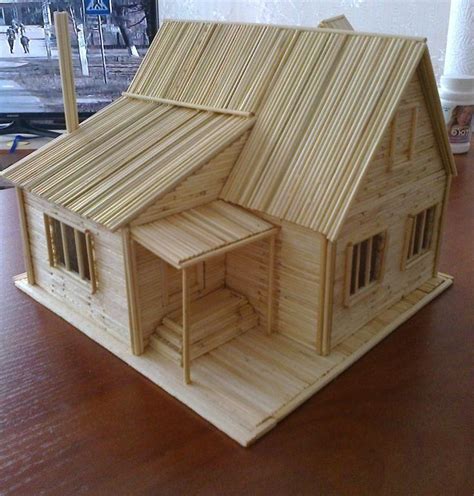 Popsicle stick house blueprints free. Popsicle Stick House Blueprints Free : Pinterest • The ...