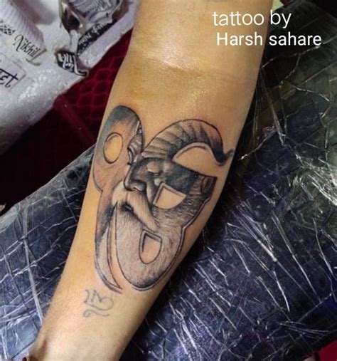 Your all natural tattoo care option. Guru nanakji dev with ek onkar tattoo by harsh sahare | Tattoos, Ek onkar, Guru