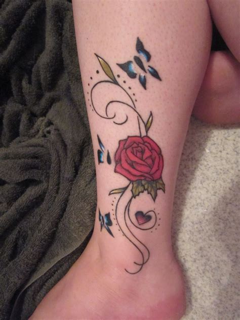 Making a tattoo is a very responsible decision in the life of those that want to have it. Rose and butterfly tattoo - this is my first tattoo ...