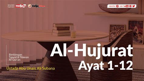 Check spelling or type a new query. Bimbingan Tajwid & Tilawah Al-Qur'an : Surat Al Hujurat ...