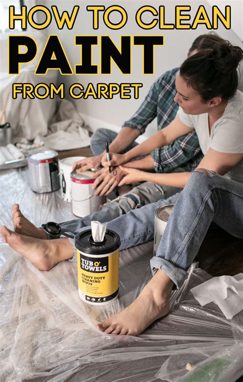 If the paint has already dried, you might need to give the thinner a couple minutes to work. How to Get Paint Out of Carpet in 2020 (With images ...