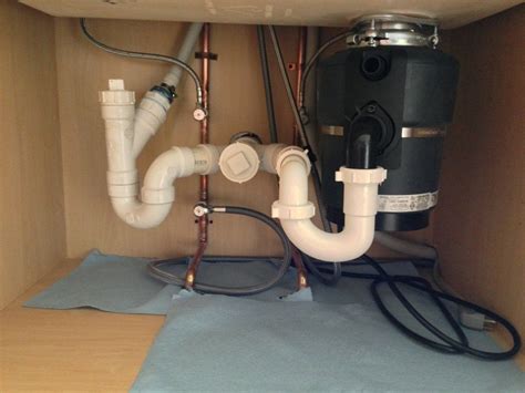 How to install the plumbing underneath your kitchen sink. Kitchen Sink Drain Plumbing Diagram With Garbage Disposal ...