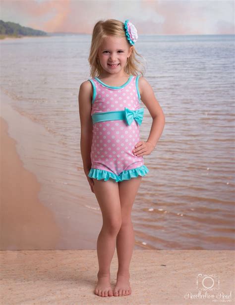 Her bathing suit kept falling off at the beach! Pin on Baby girl's first birthday bathing suit , swimwear ...