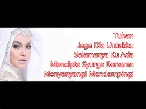 Fiena tuhan jaga dia untukku official lyric video. Dato Siti Nurhaliza - Jaga Dia Untukku (Karaoke) - YouTube