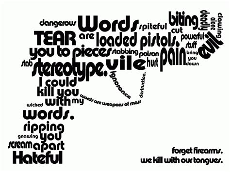 I find it almost impossible to let what others say just roll off my back. i personalize too much of what anyone says to. In which words…cut…deep…