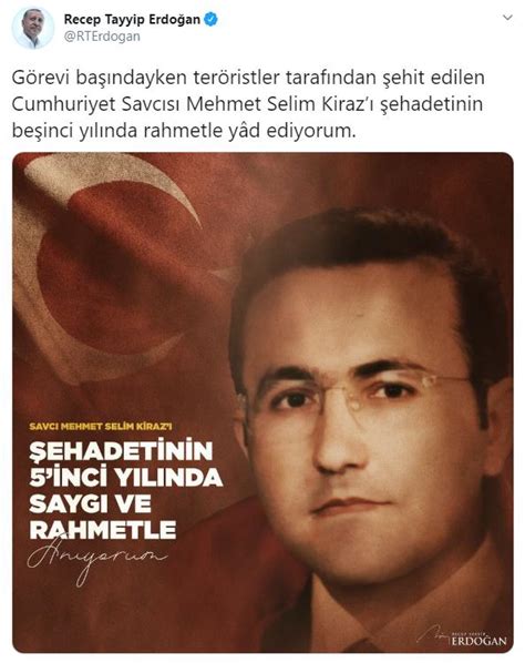 İstanbul adalet sarayı şehit cumhuriyet savcısı mehmet selim kiraz yerleşkesi. Cumhurbaşkanı Erdoğan'dan Mehmet Selim Kiraz mesajı