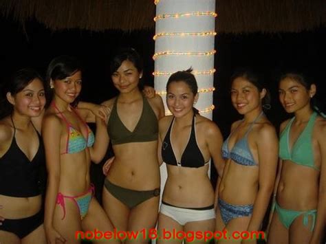 Vika, adrianna in pizza party or group sex? no below 18: group of pinay in bikini party