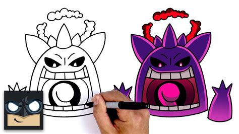 Grab your pen and paper and follow along as i guide. How To Draw Gigantamax Gengar | Pokemon Sword and Shield ...