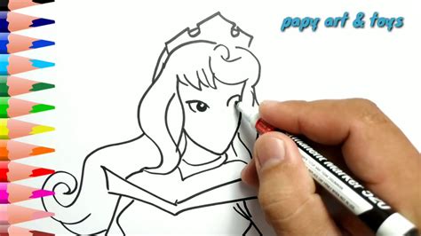 Ayo baca penjelasannya di sini! AJAIB, belajar cara menggambar Aurora Putri Disney ...