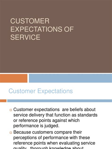 What are your thoughts on the gap between customer expectations and executive perception? Customer Expectations of Service1 | Norm (Social ...