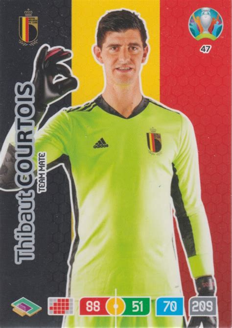 His current girlfriend or wife, his salary and his tattoos. Adrenalyn Euro 2020 - 047 - Thibaut Courtois (Belgium ...