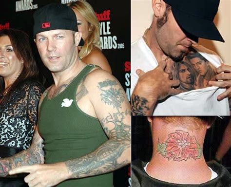 Before his metal/hip hop band, limp bizkit made it big fred actually worked as a tattoo artist. Fred Durst Tattoos - Celebrities Tattooed