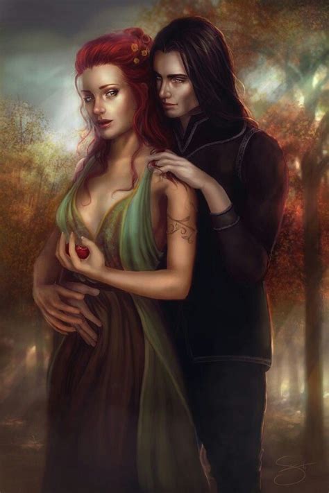 I think i vaguely remember persephone liking flowers and spring and feyre was the bridge of spring. soulmate24.com | Hades and persephone, Persephone art ...