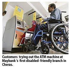 Hotel is located in 4 km from the centre. .: Maybank Launches Disabled-Friendly Branches and Service ...